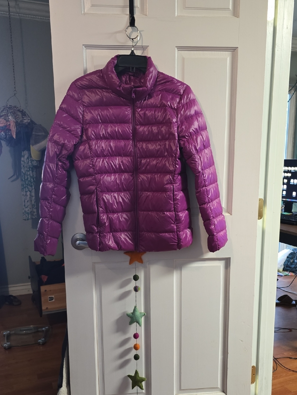 Lightweight Purple Puffer Jacket - Women's